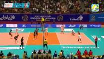 مسابقه والیبال پیکان ایران 3 - تاراز قزاقستان 1