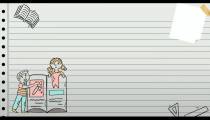 قالب زیبا پاورپوینت ((دفتر مشق))