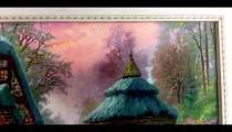 قاب تابلو فرش طرح گلدار کد ۹۵۵