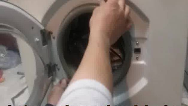 فیلم آموزش باز و بسته کردن فنر دور درب ماشین لباسشویی - سرویس کارآمد