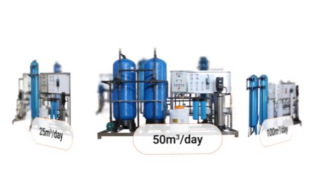تفاوت ظرفیت های تصفیه اب صنعتی شرکت آب شیرین کن قدکساز