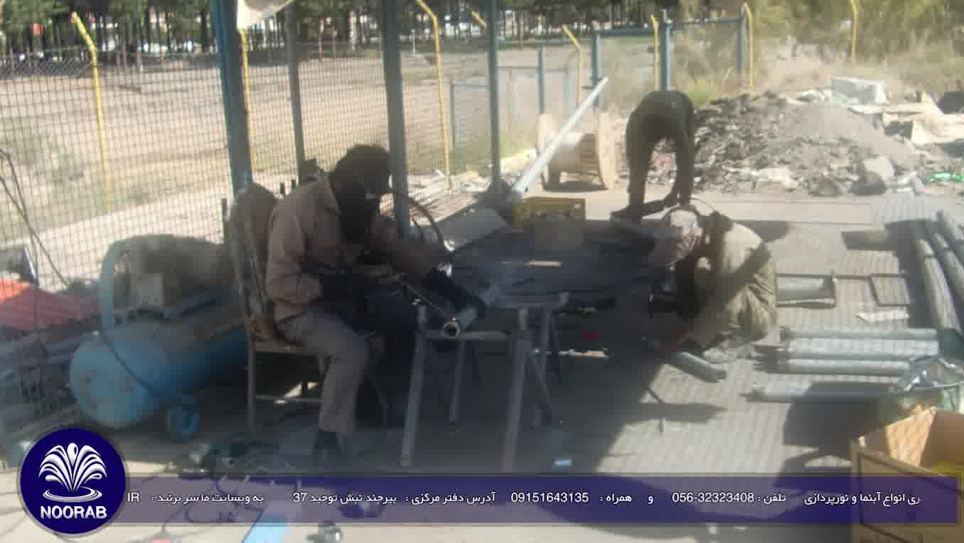 ️آبنمای ایستگاه پمپاژ چاه نیمه زهک زابل ️