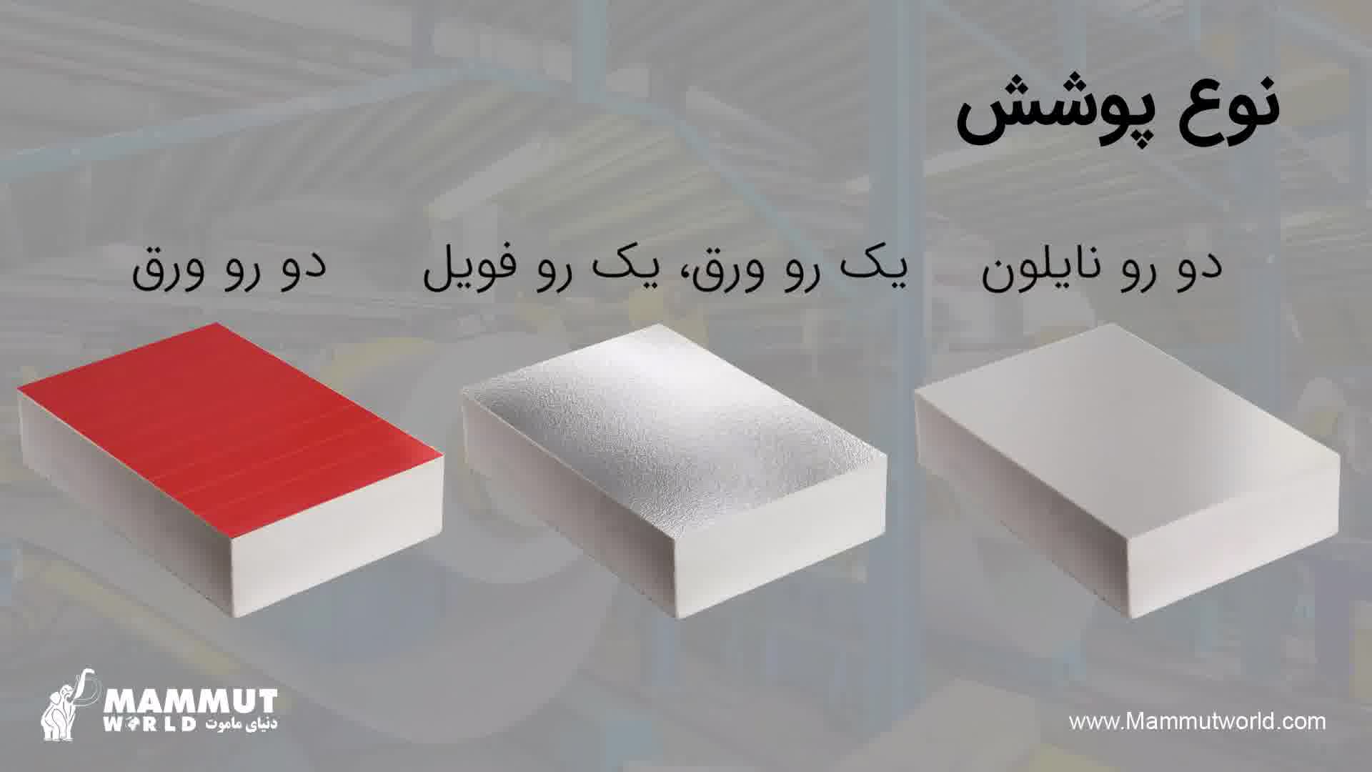مشخصات فنی ساندویچ پانل دیواری